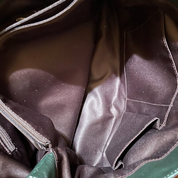 Coach Penelope Signature Large Tote F15534 in Forest Green - Picture 4 of 5